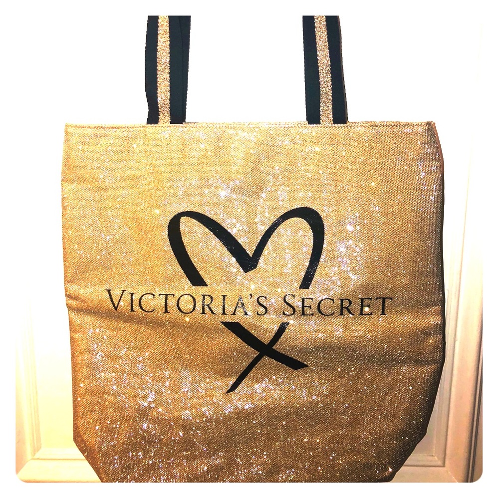 Victoria Secret glitter Beach Bag